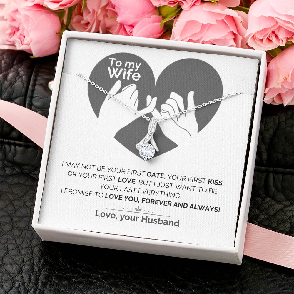 To My Wife Love Promise Alluring Beauty Necklace