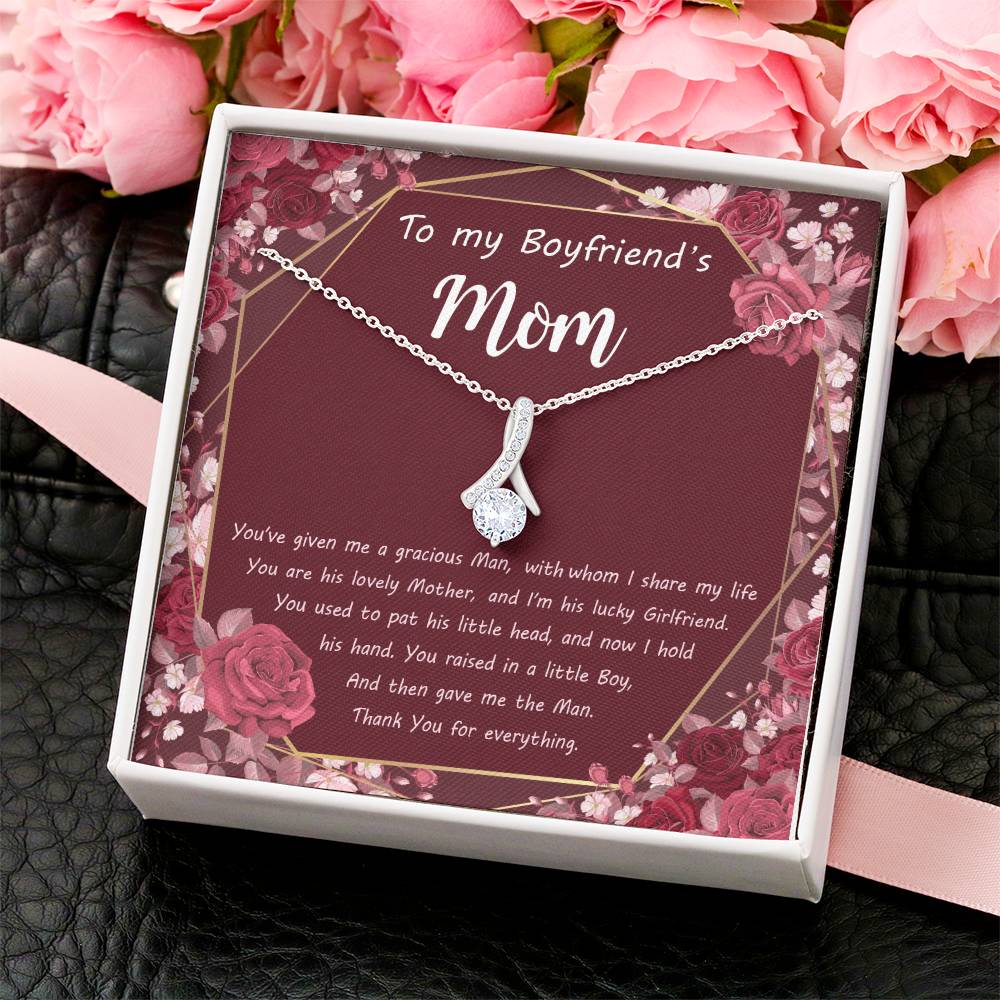 Alluring Beauty Necklace - To My Boyfriend's Mom Happy Mother's Day Gifts Alluring Beauty Necklace