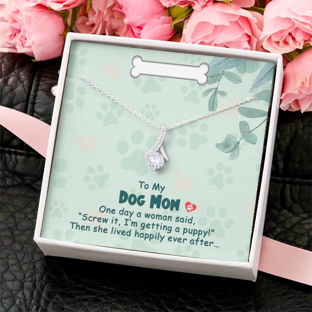 Best Gift Dogmom Alluring Beauty Necklace With Pod Message Card 2 Alluring Beauty Necklace