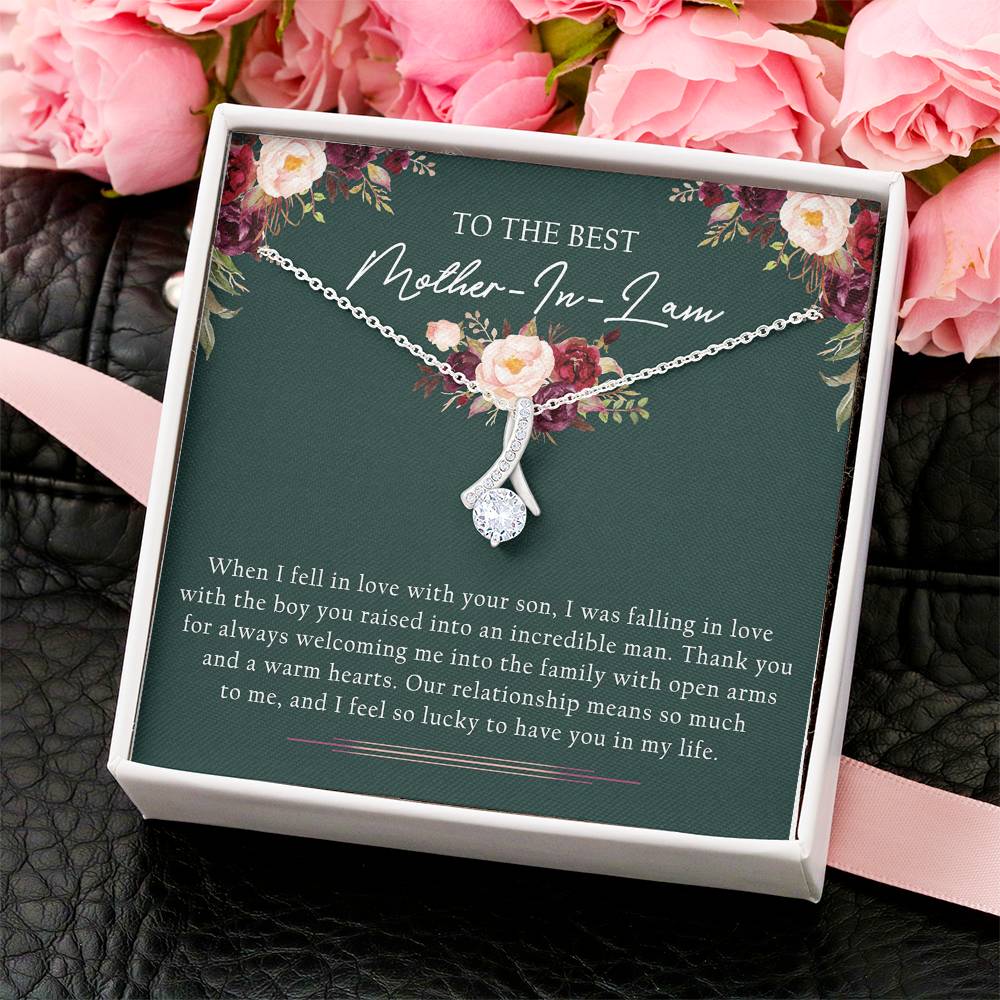 Alluring Beauty Necklace - To The Best Mother-In-Law Alluring Beauty Necklace