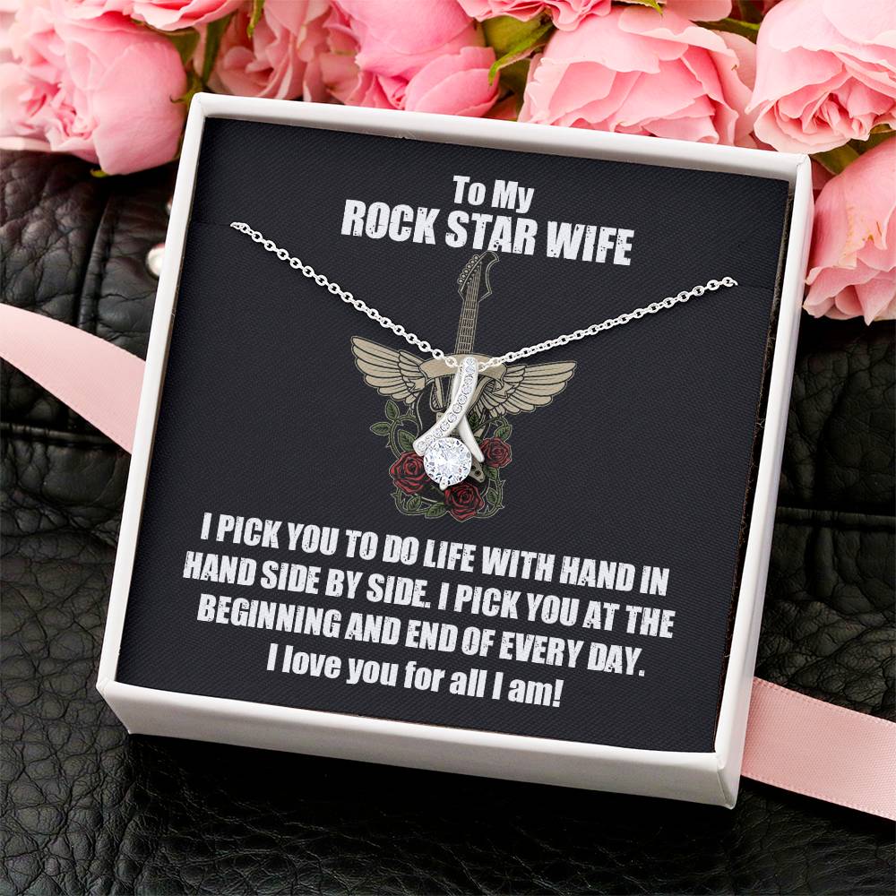 Rock Star Wife Pendant Alluring Beauty Necklace