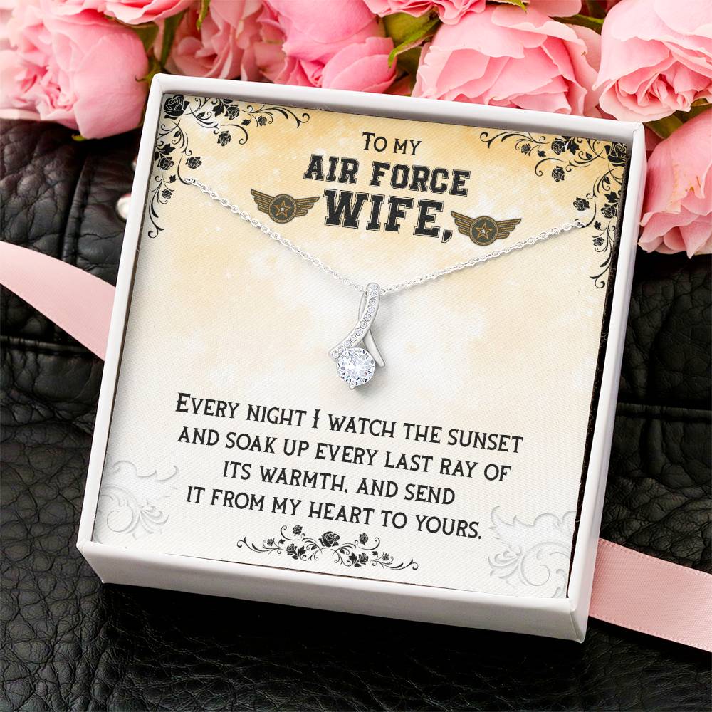 Alluring Beauty Necklace - To My Air Force Wife Alluring Beauty Necklace