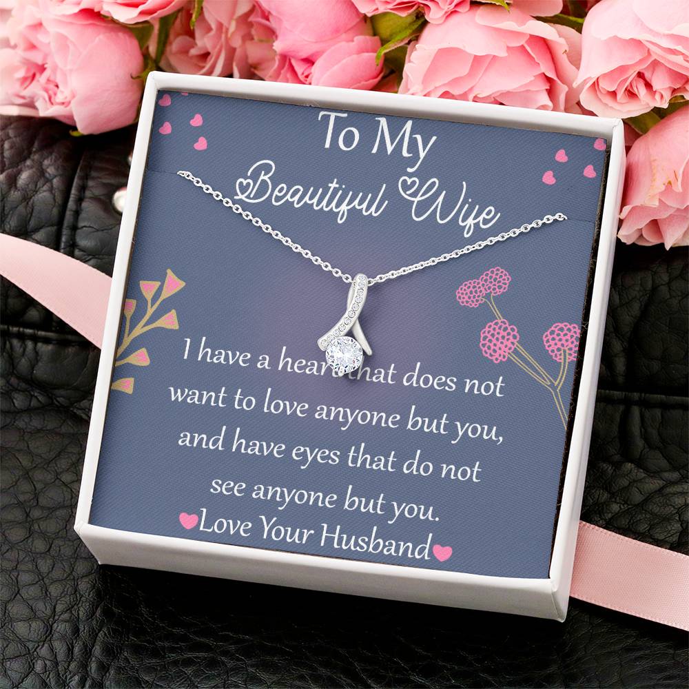 Best Valentines Necklace Gift For Wife Alluring Beauty Necklace