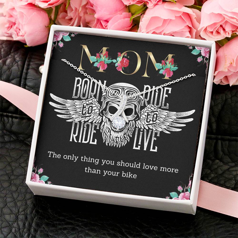 Biker Mom Beautiful Gift Alluring Beauty Necklace