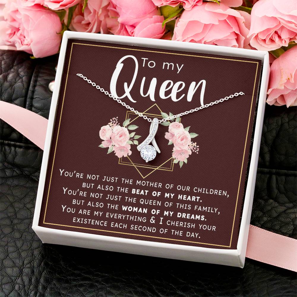 Christmas Gift To Wife - The Woman Of My Dreams Alluring Beauty Necklace