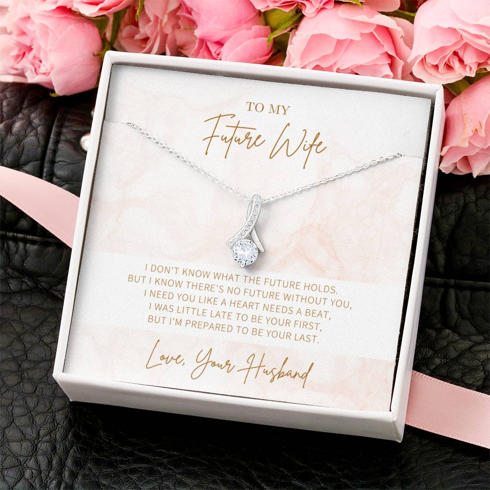 Ribbon Necklace Gift For Future Wife Gift For Her Alluring Beauty Necklace