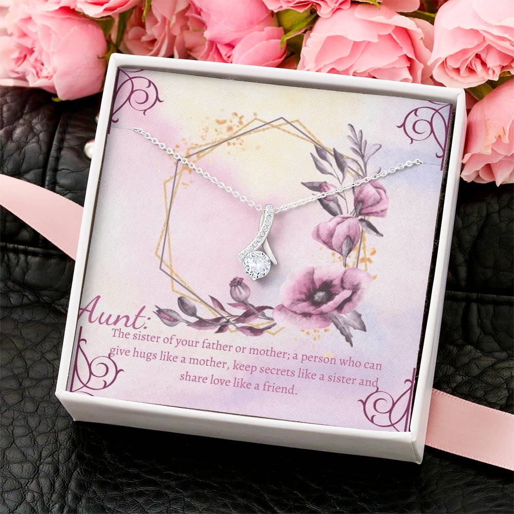 Aunt Gift Aunt Jewelry Best Auntie Ever Aunt Charm Aunt Necklace New Aunt My Aunt Loves Me Aunt Alluring Beauty Necklace
