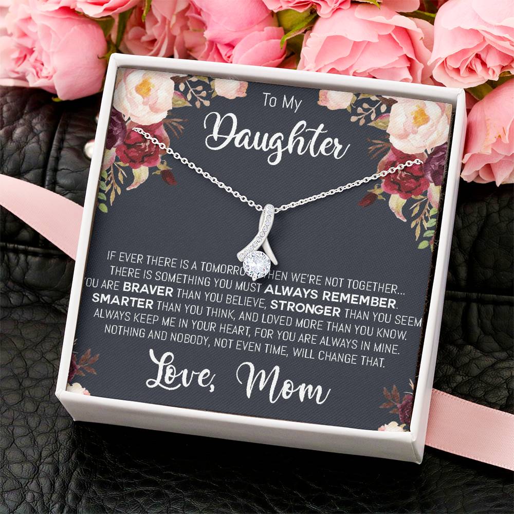 Alluring Beauty Necklace Gift For Daughter From Mom Daughter Mother Necklace Daughter Gift From Mom To My Daughter Daughters Birthday Alluring Beauty Necklace