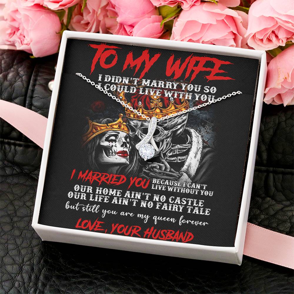 To My Wife Alluring Beauty Necklace 1 Alluring Beauty Necklace