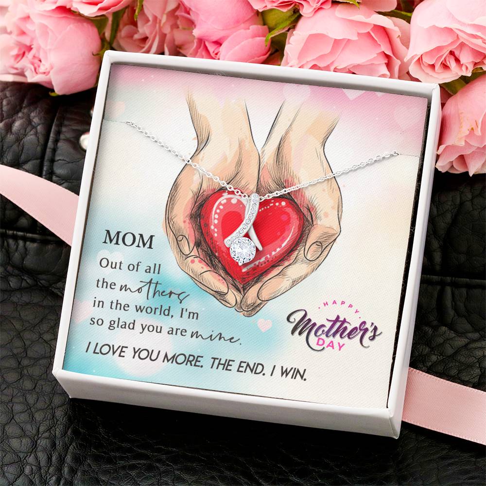 Mom Necklace - Mothers Day Gifts For Mom Alluring Beauty Necklace