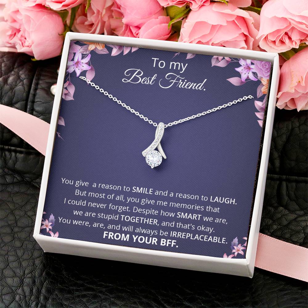 To My Best Friend Thank You Gift Souls Sisters Necklace Bff Necklace Best Friend Gift Best Friend Jewelry Friends Forever Quotes Alluring Beauty Necklace