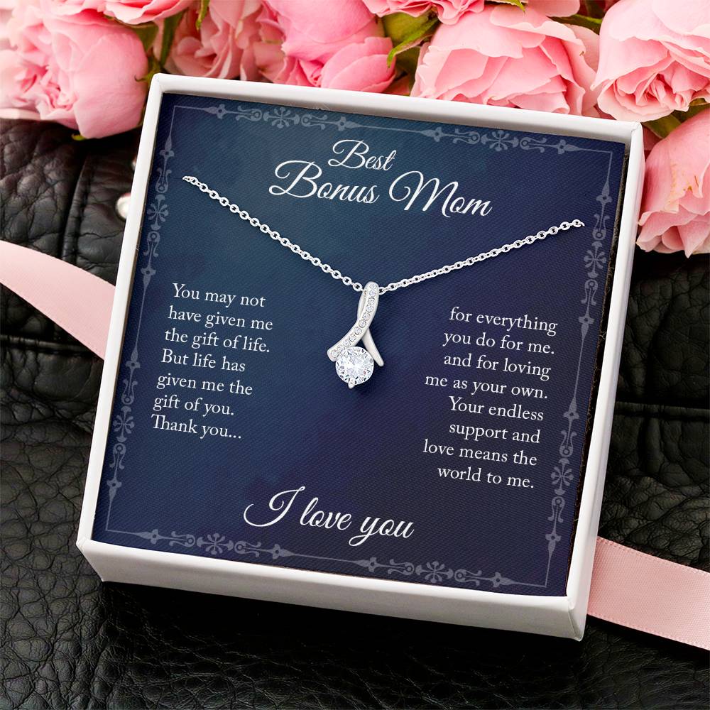Best Bonus Mom - Alluring Beauty Necklace Alluring Beauty Necklace