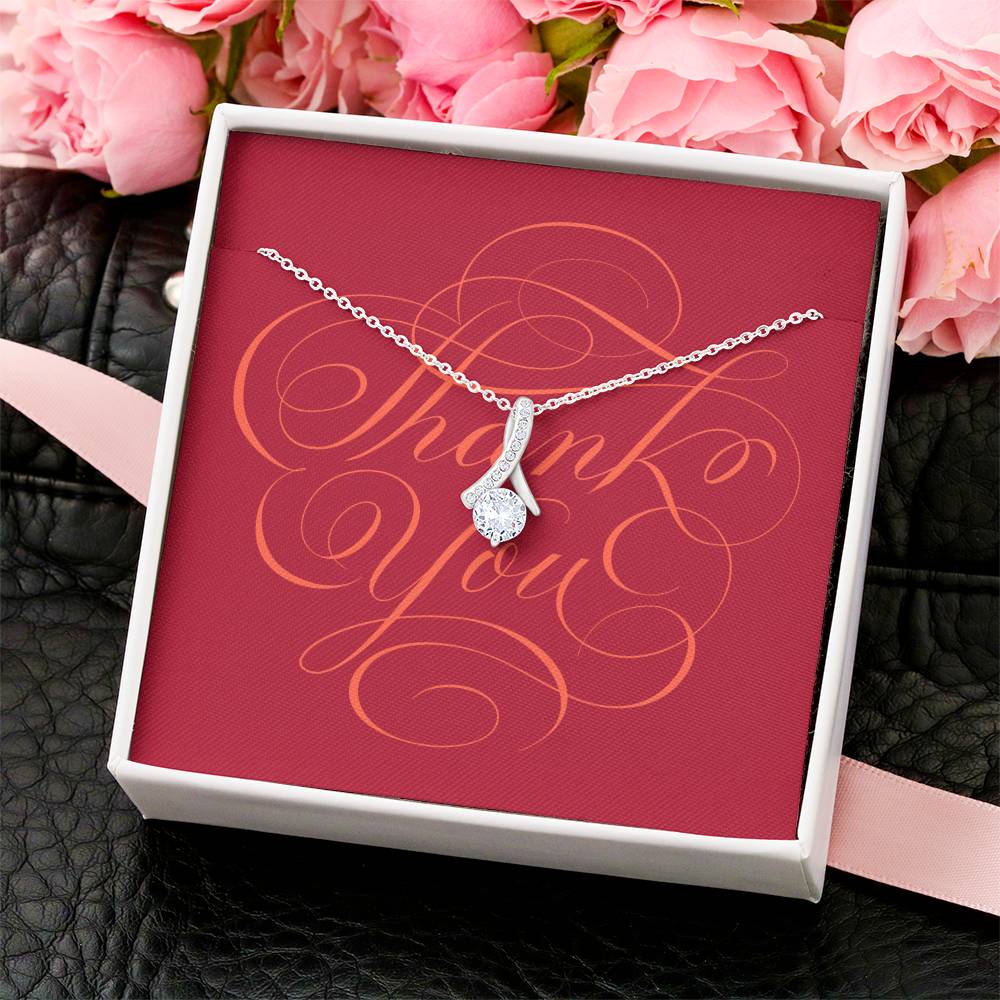 Thank You Gift Idea Appreciation Gift Employee Coworker Babysitter Neighbour Alluring Beauty Necklace
