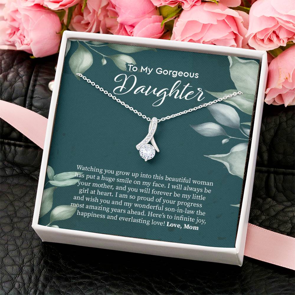 Bride Gift From Mom To Daughter On Wedding Day Gift For Daughter On Wedding Day From Mother Wedding Necklace 2 Alluring Beauty Necklace