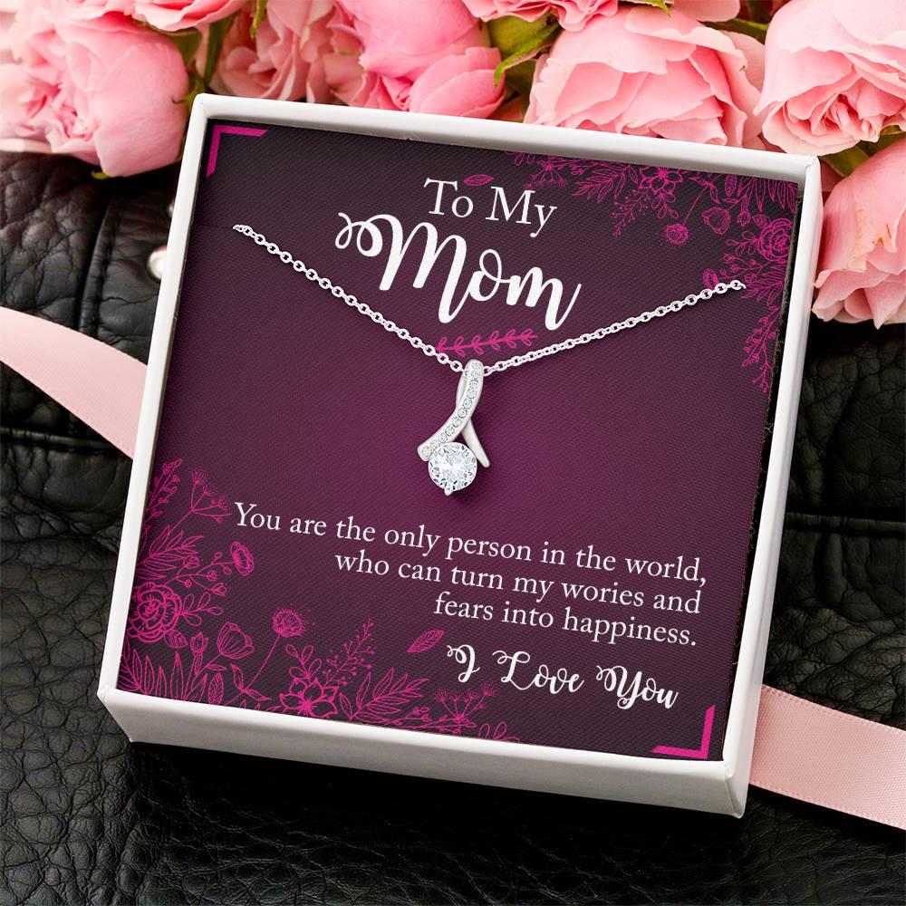 Best Gift For Mom Alluring Beauty Necklace With Pod Message Card Alluring Beauty Necklace