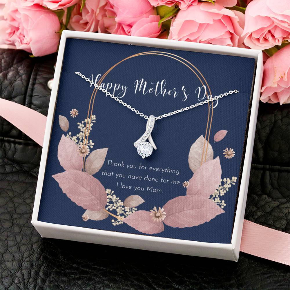 To My Badass Mom Necklace Badass Mom Gift Mother’S Day Gift Birthday Gift Gift From Daughter Gift From Son Birthday Gift For Mom - Alluring Beauty Necklace