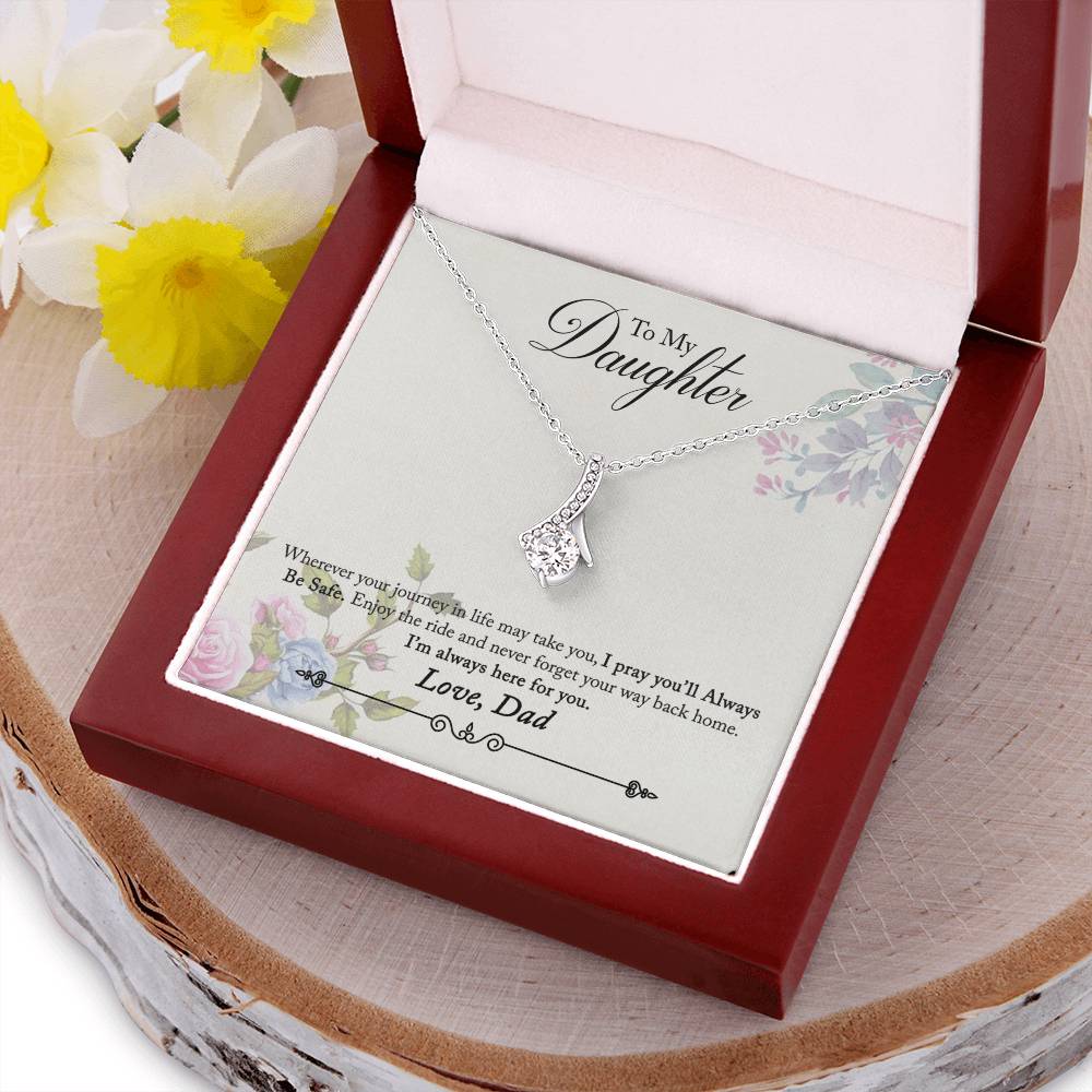 To My Daughter Alluring Beauty Necklace 4 Alluring Beauty Necklace