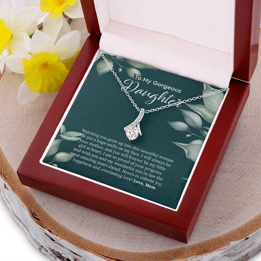 Bride Gift From Mom To Daughter On Wedding Day Gift For Daughter On Wedding Day From Mother Wedding Necklace 2 Alluring Beauty Necklace