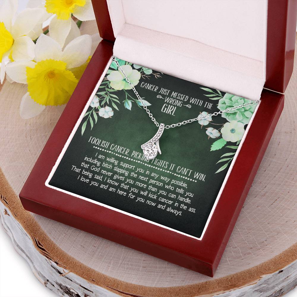 Cancer Diagnosis Support Necklace 1 Alluring Beauty Necklace