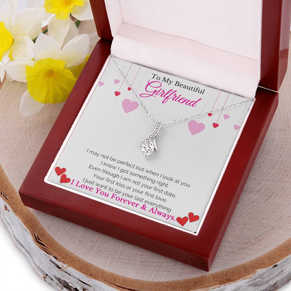 To My Beautiful Girlfriend - When I Look At You Alluring Beauty Necklace