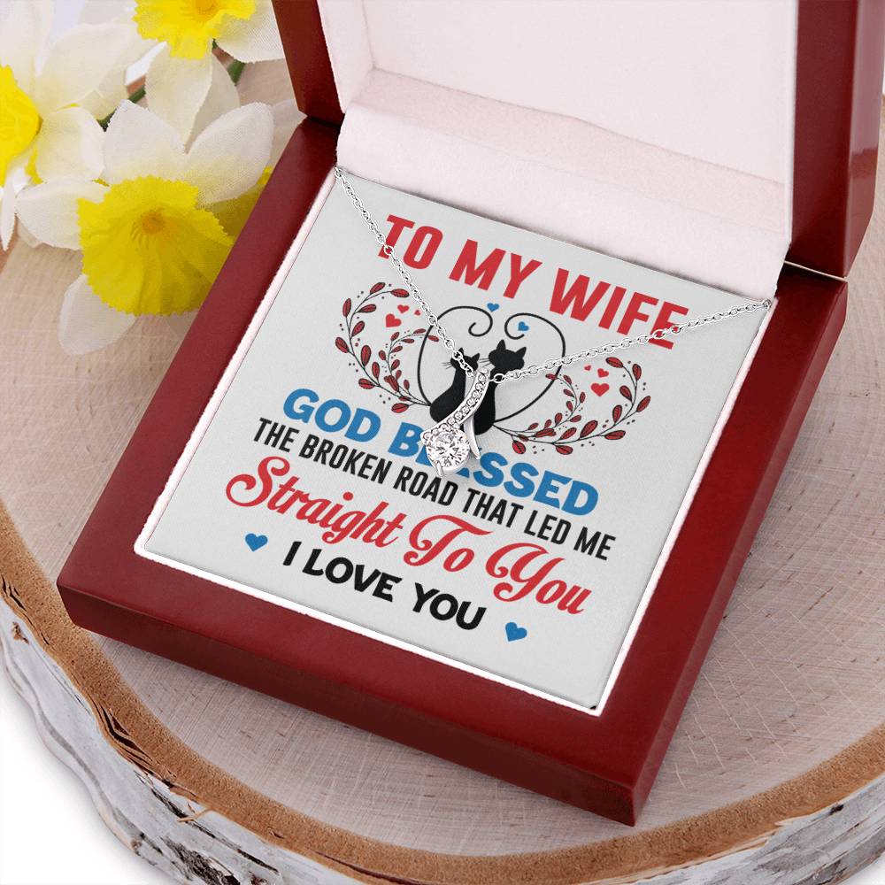 Best Gift For Your Wife. Alluring Beauty Necklace