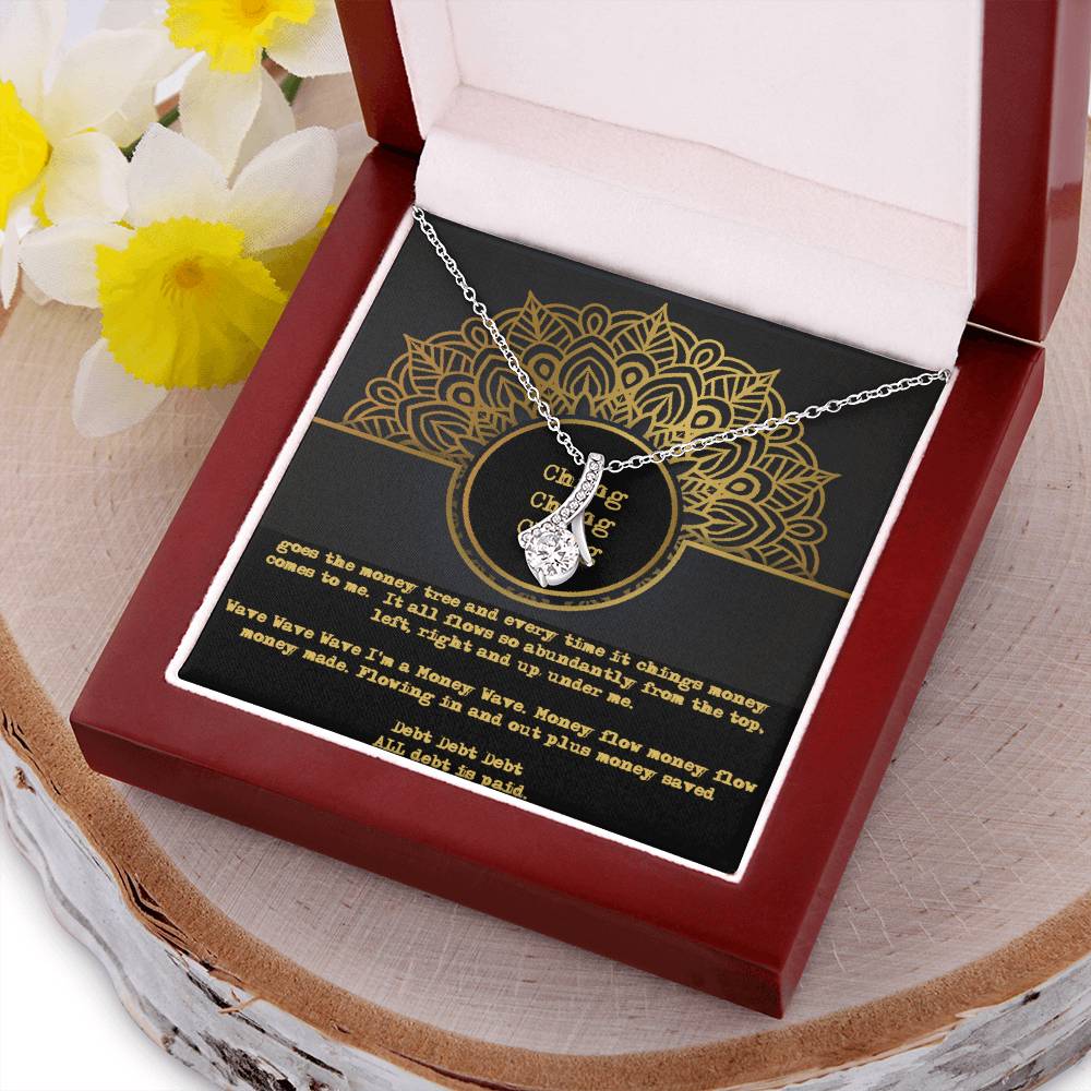 Ching Ching Ching Goes The Money Tree Daily Mantra Alluring Beauty Bling Prosperity Necklace Alluring Beauty Necklace