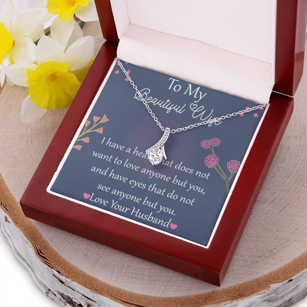 Best Valentines Necklace Gift For Wife Alluring Beauty Necklace
