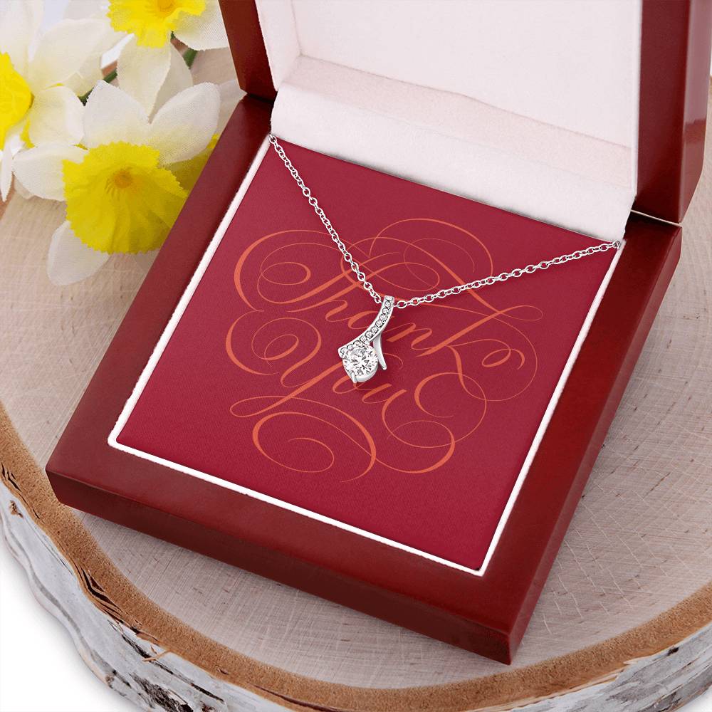 Thank You Gift Idea Appreciation Gift Employee Coworker Babysitter Neighbour Alluring Beauty Necklace