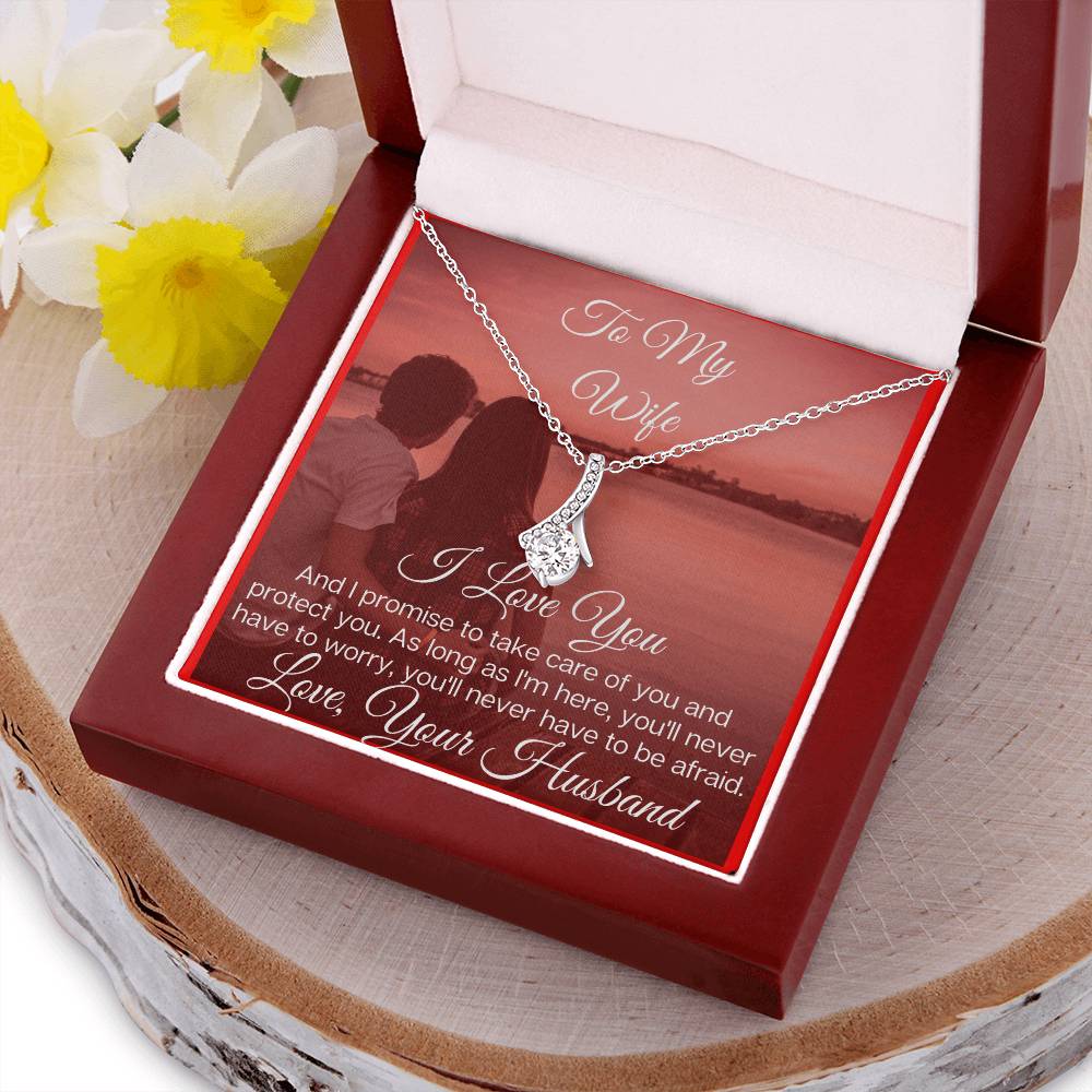 To My Beautiful Wife - The Amazing Alluring Beauty Necklace Alluring Beauty Necklace