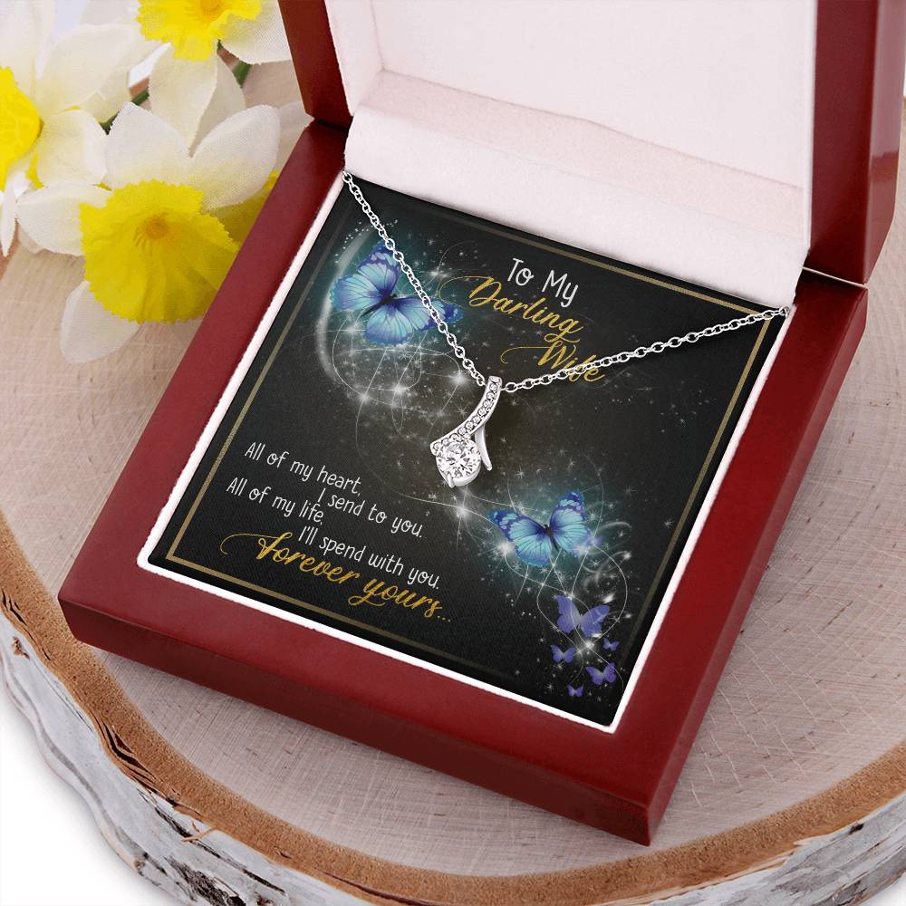 Alluring Beauty Necklace - To My Wife - All Of My Heart Alluring Beauty Necklace