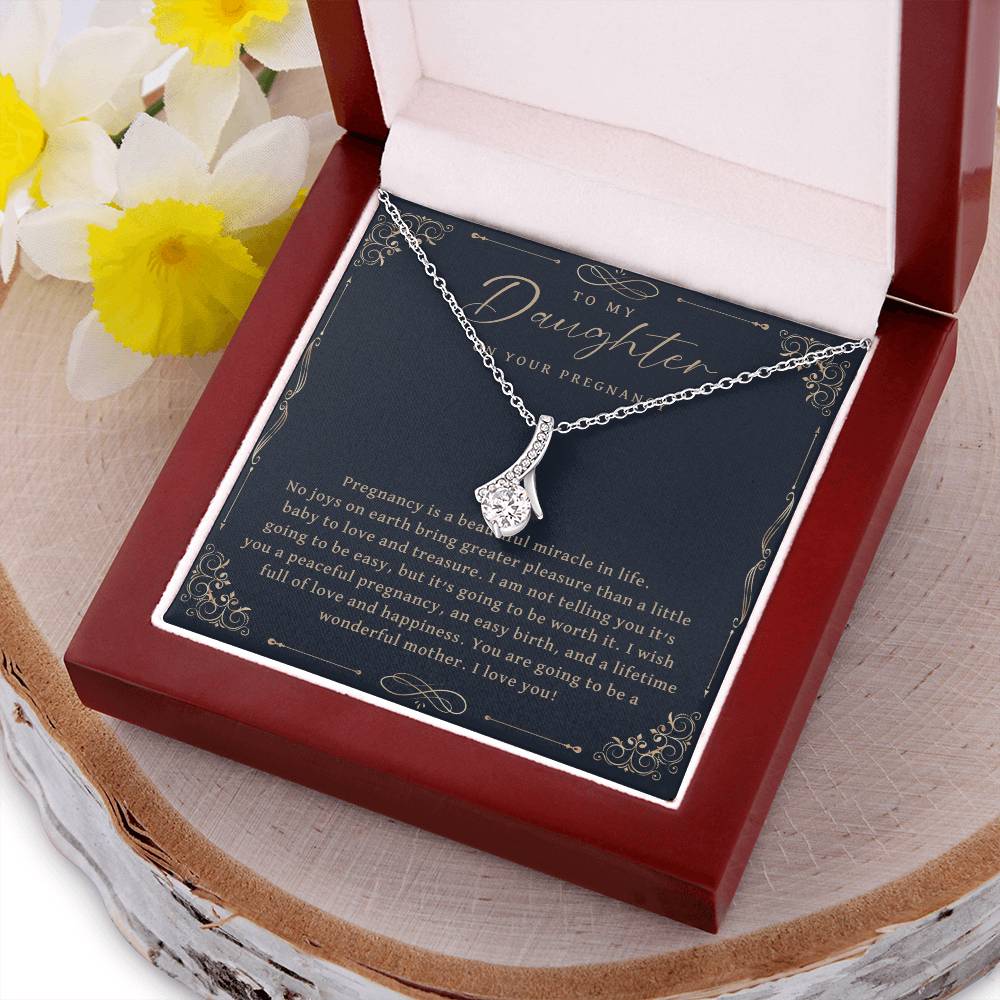 Pregnancy Gift For Daughter Baby Shower Gift Mom To Be Gift Expecting Mom Gift Pregnant Daughter Gift From Mom New Mom Mom To Be Alluring Beauty Necklace