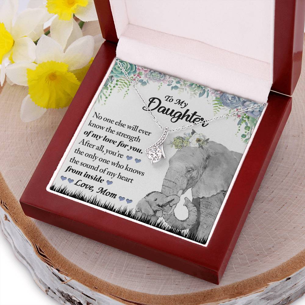 The Sound Of My Heart - Best Gift For Daughter Alluring Beauty Necklace