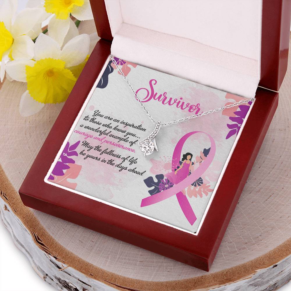Breast Cancer Survivor Necklace 1 Alluring Beauty Necklace