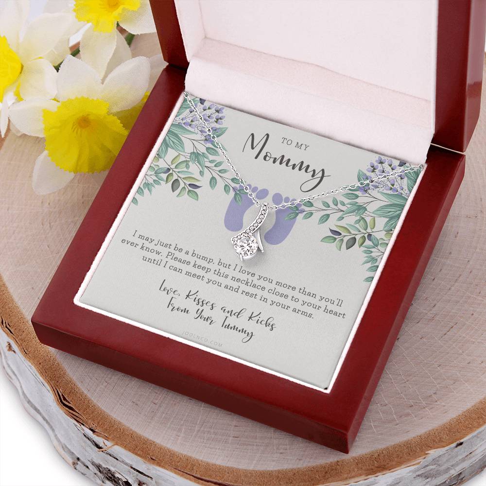 Mom To Be Gift New Mommy Gift Necklace Pregnant Wife Gift I May Just Be A Bump To Mummy From Bump To Mommy To Be Alluring Beauty Necklace