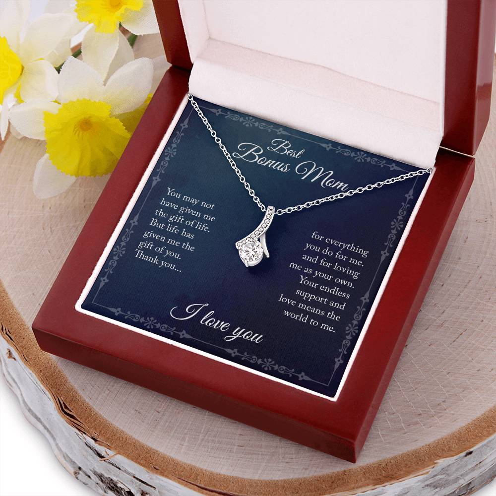 Best Bonus Mom - Alluring Beauty Necklace Alluring Beauty Necklace