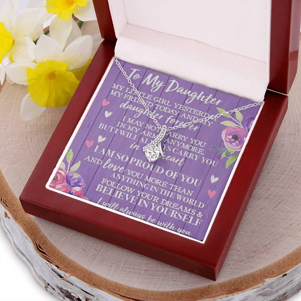 Best Daughter Ever Alluring Beauty Necklace