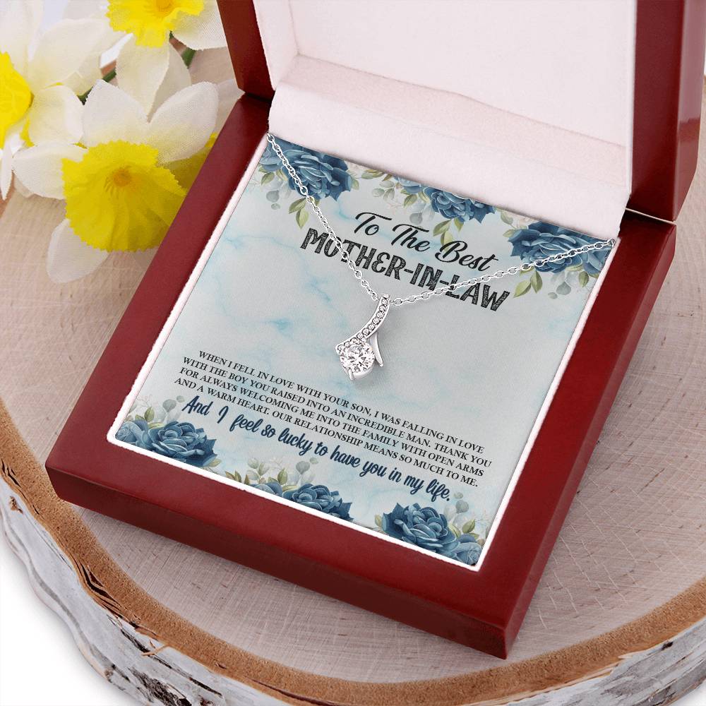 Alluring Beauty Necklace - For Mother In Law Alluring Beauty Necklace