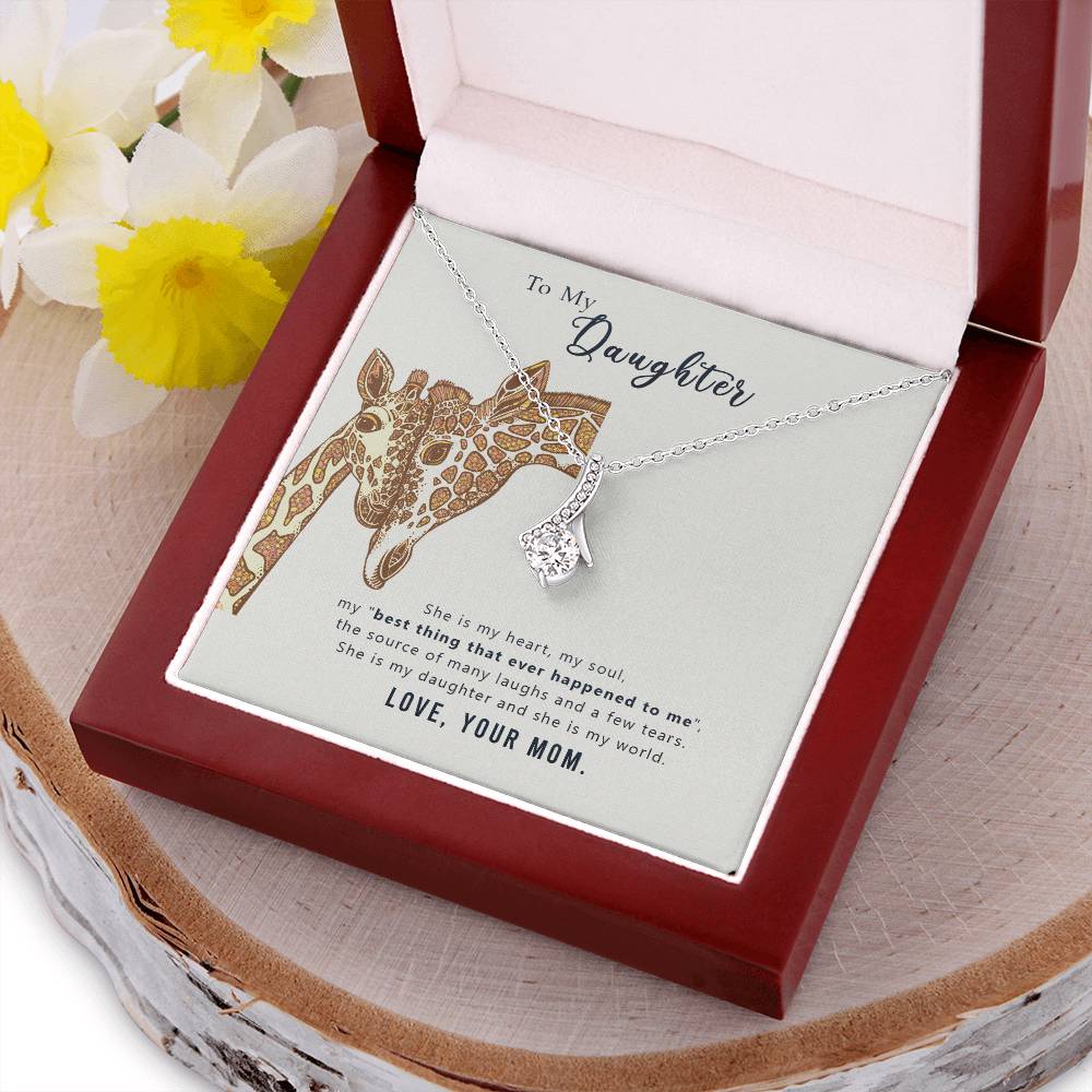 Beautiful Sparkly Pendant Alluring Beauty Necklace