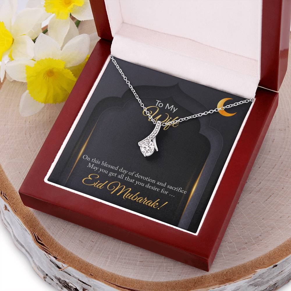 Beautiful Eid Gift For Wife Alluring Beauty Necklace