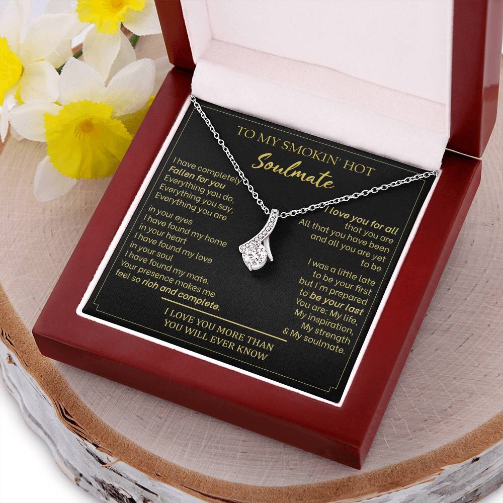 Gift For Your Soulmate - Your Presence Makes Me Complete - Alluring 1 Alluring Beauty Necklace