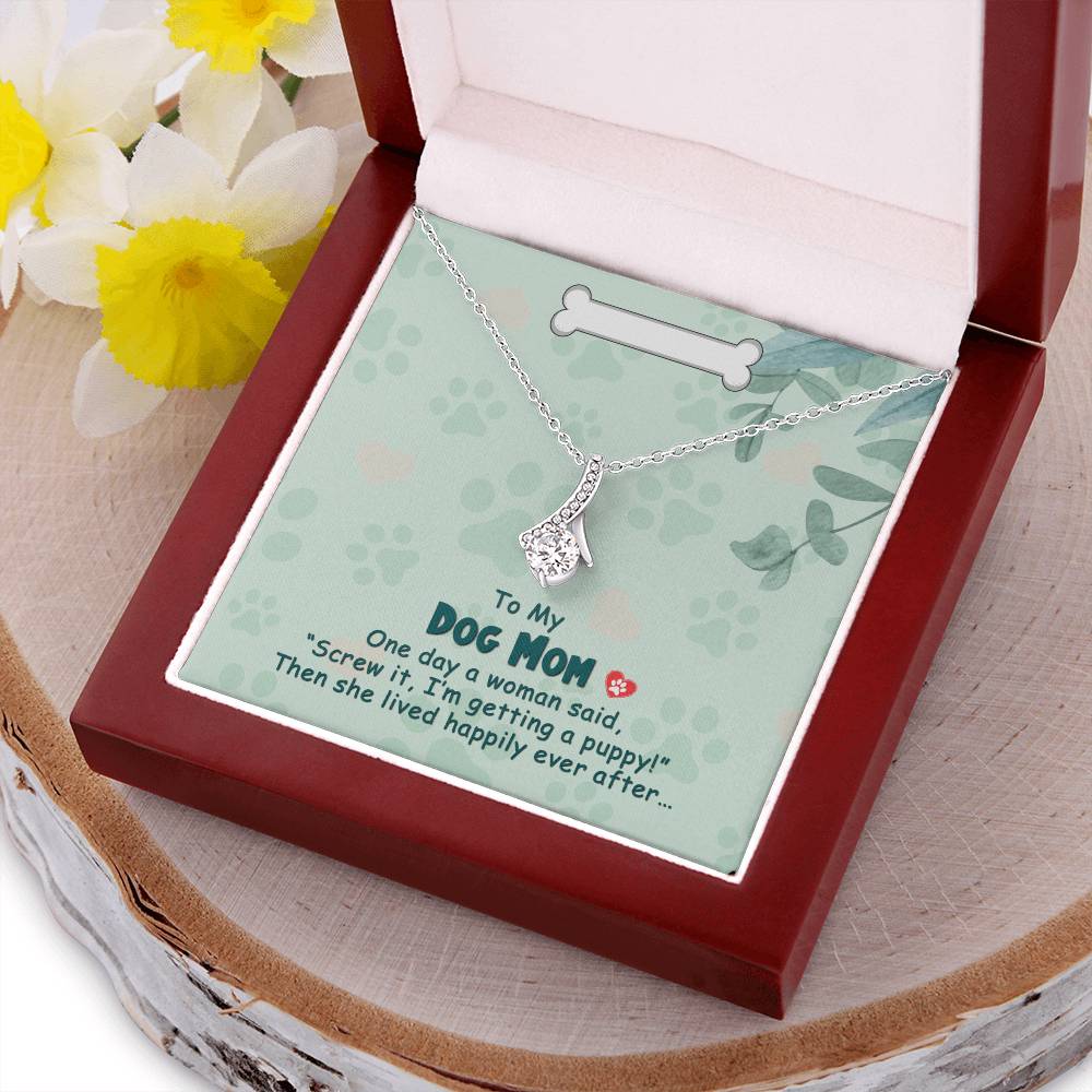 Best Gift Dogmom Alluring Beauty Necklace With Pod Message Card 2 Alluring Beauty Necklace