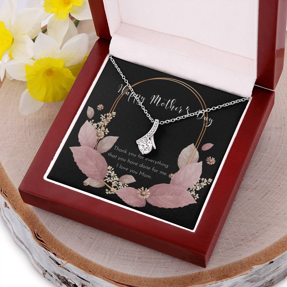 To My Badass Mom Necklace Badass Mom Gift Mother’S Day Gift Birthday Gift Gift From Daughter Gift From Son Alluring Beauty Necklace