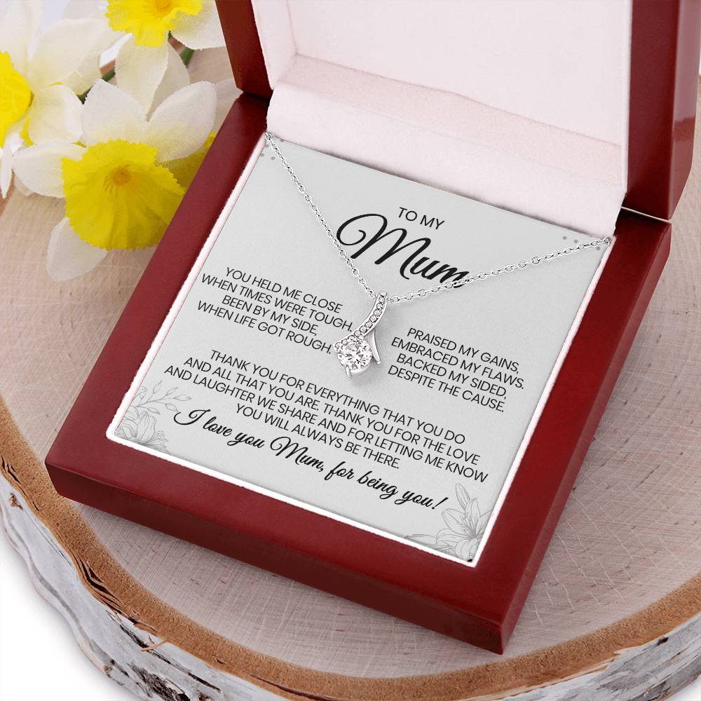 To My Mum - Thank You For Everything - Necklace Alluring Beauty Necklace