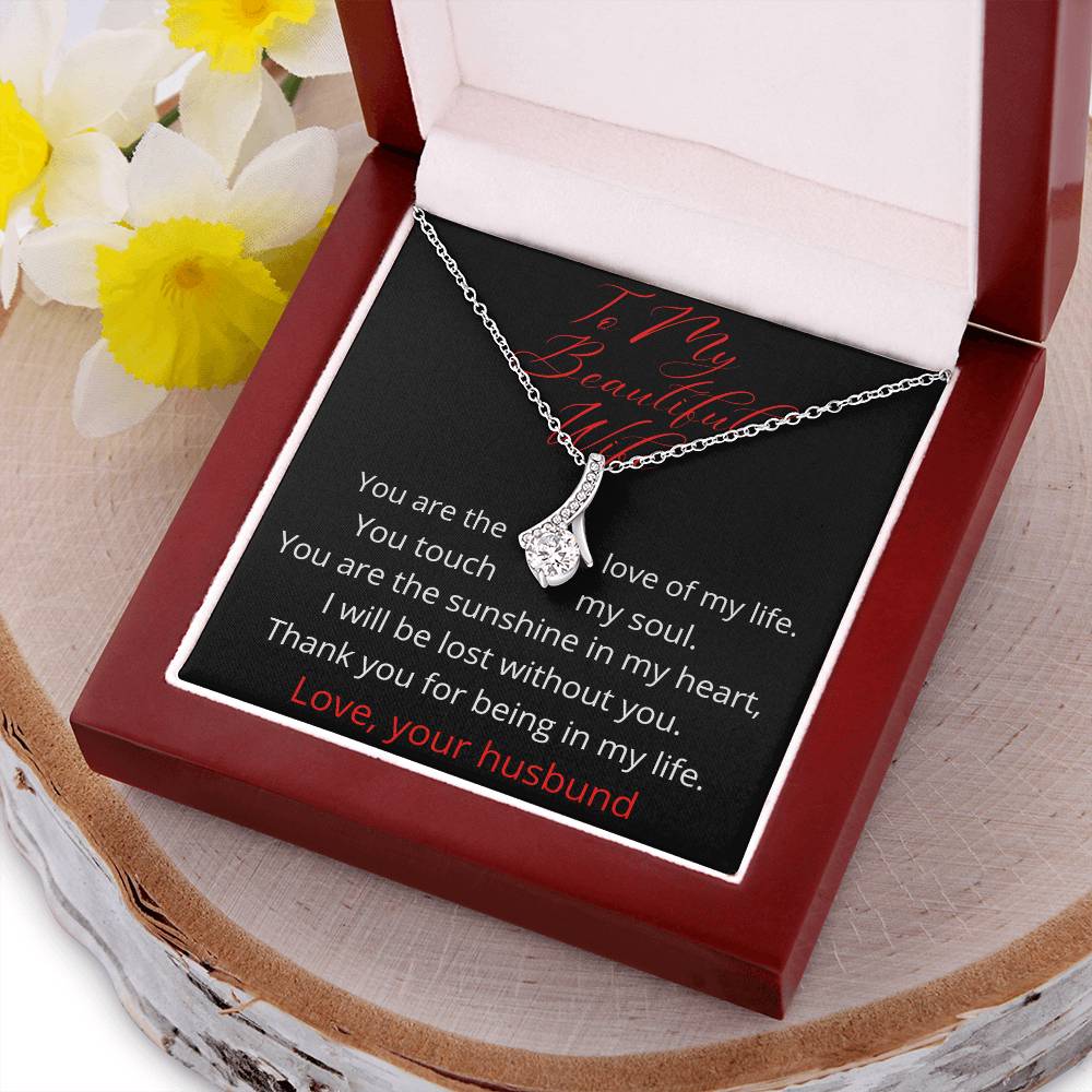 To My Beautiful Wife 4 Alluring Beauty Necklace