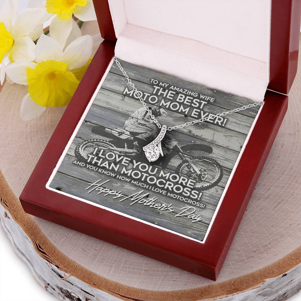 Amazing Wife Moto Mom Alluring Beauty Necklace