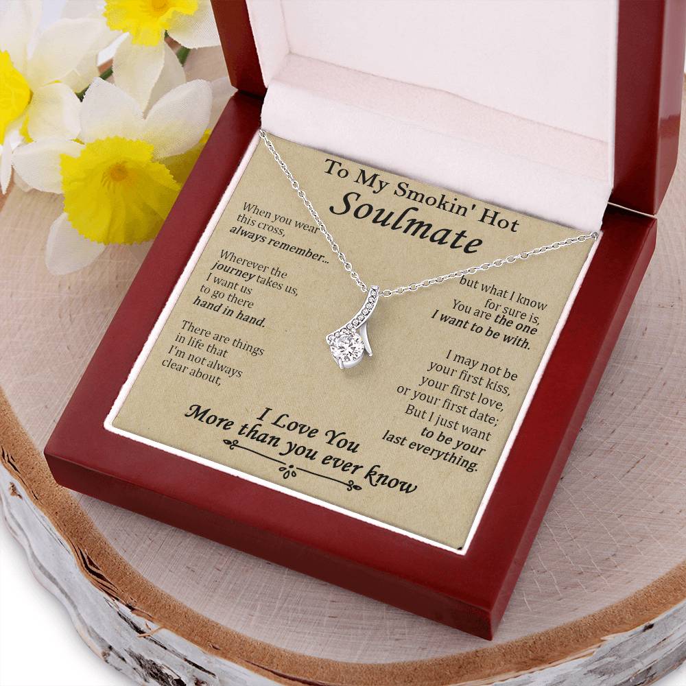 Gift For Your Soulmate - The One I Want To Be With - Love Knot Alluring Beauty Necklace