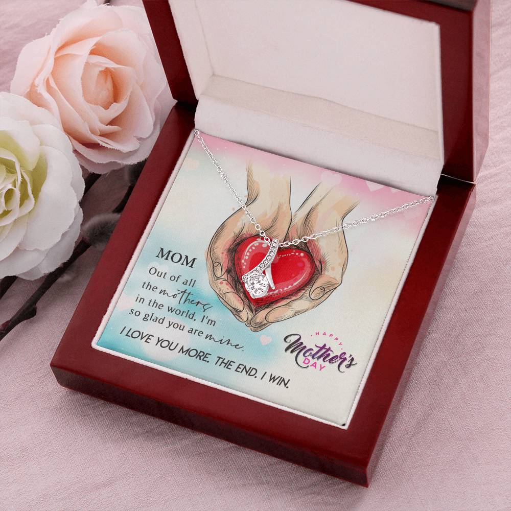 Mom Necklace - Mothers Day Gifts For Mom Alluring Beauty Necklace