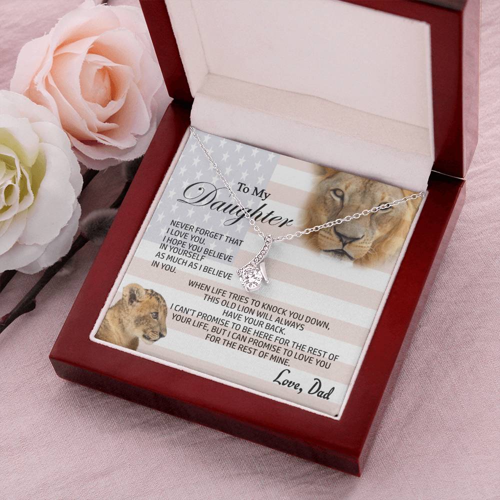 Best Gift For Daughter From Dad Alluring Beauty Shineon Necklace With Pod Message Card 1 Alluring Beauty Necklace