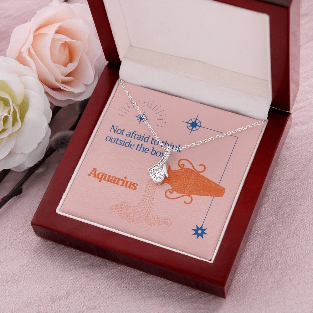 Aquarius Astrology Necklace Alluring Beauty Necklace