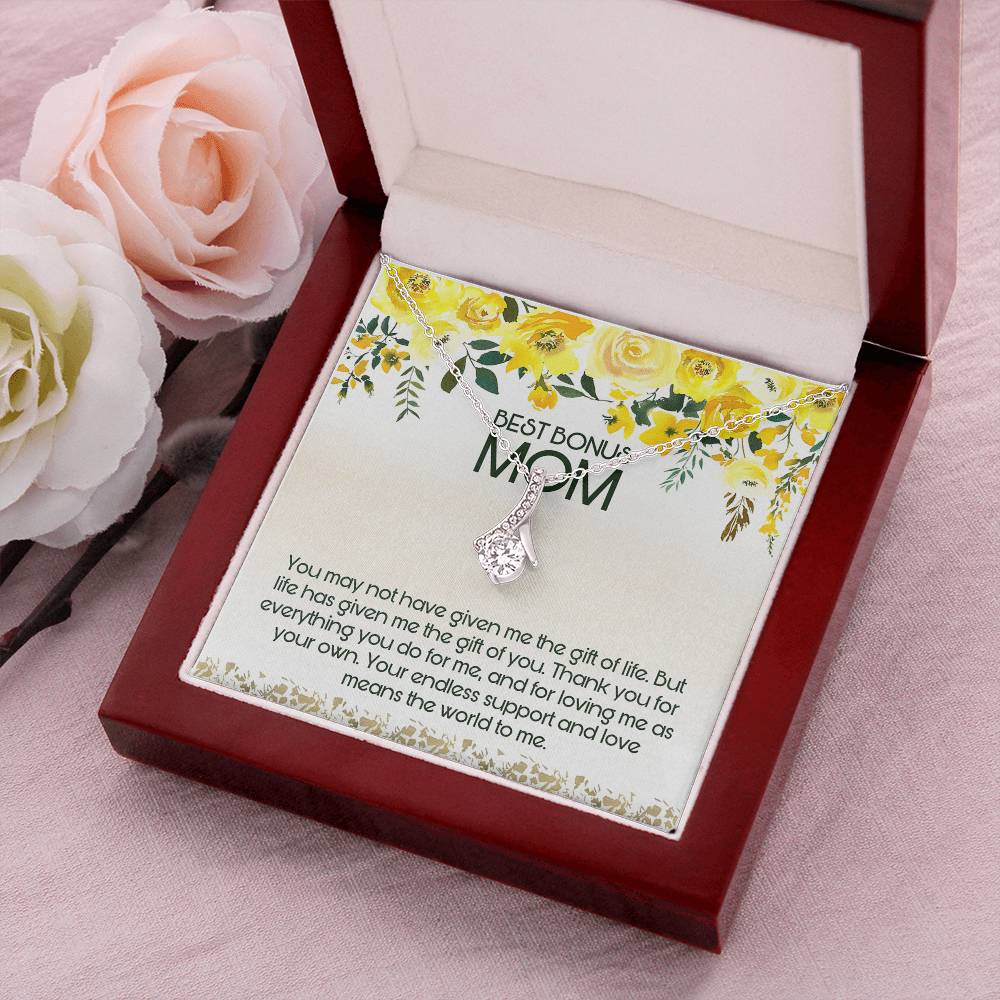 Best Bonus Mom Alluring Beauty Necklace Mother's Day Alluring Beauty Necklace